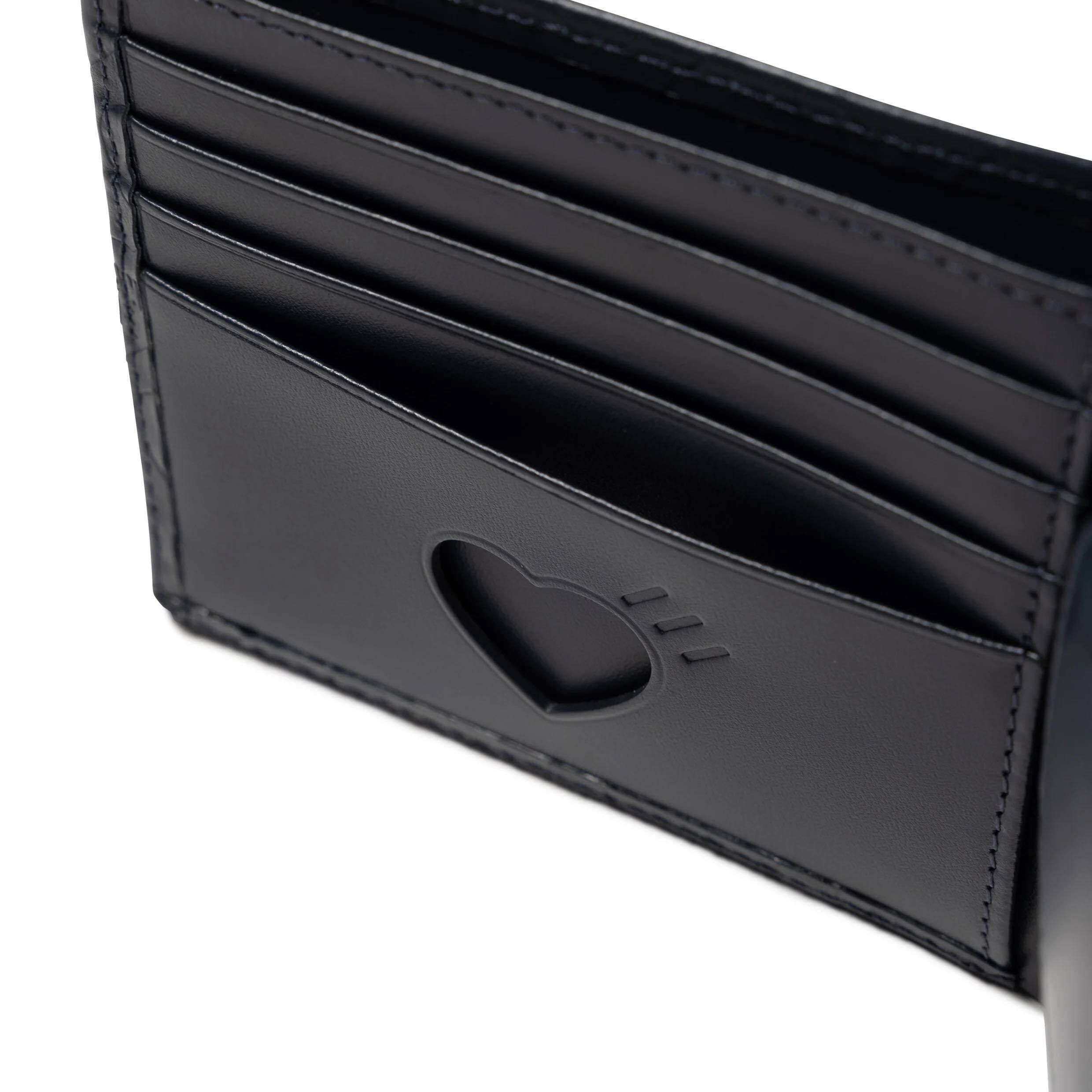 Human Made Leather Wallet (Navy)