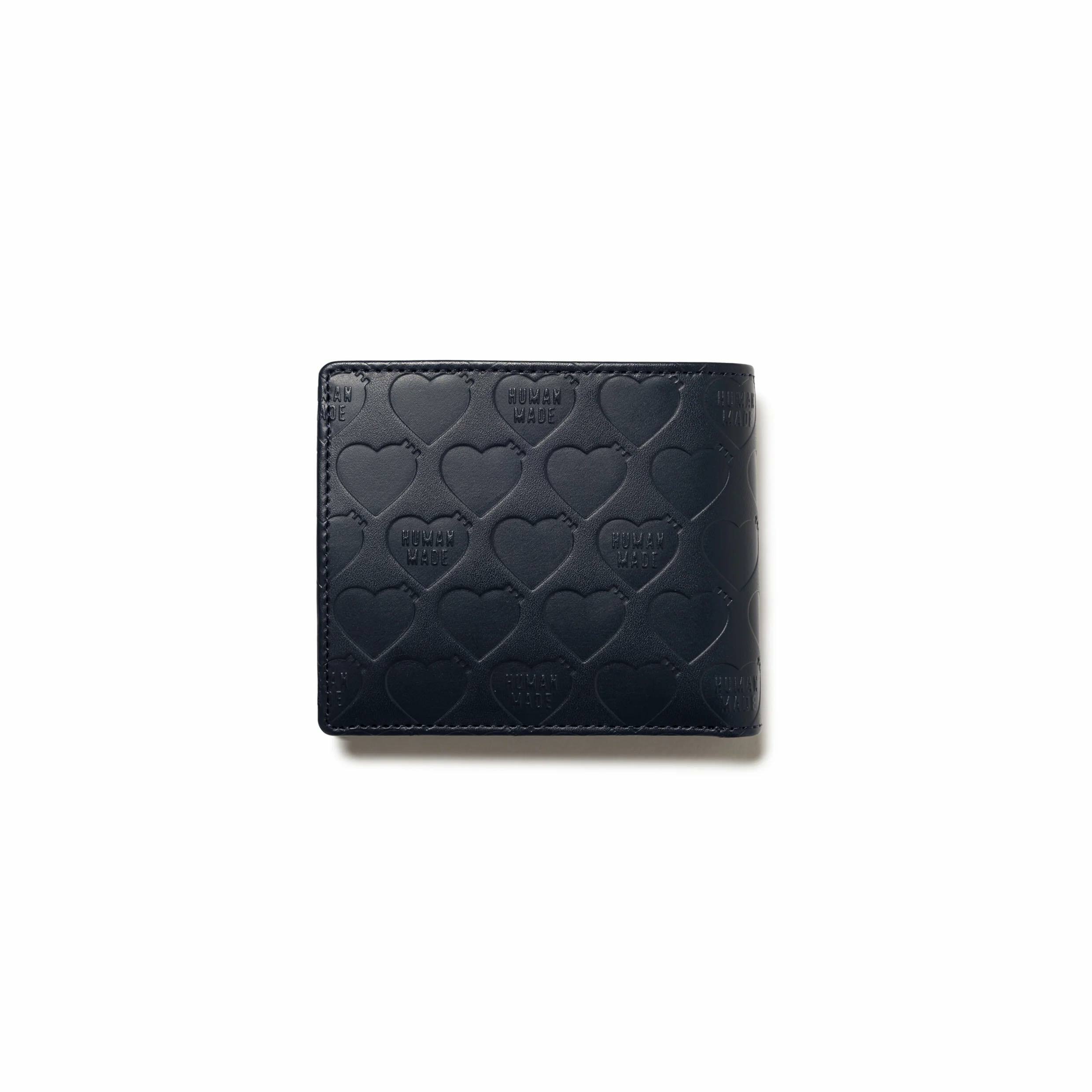 Human Made Leather Wallet (Navy)