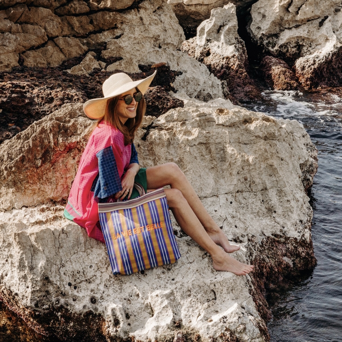 法國 Jamini/ 直式購物袋/ LaVie Est Belle