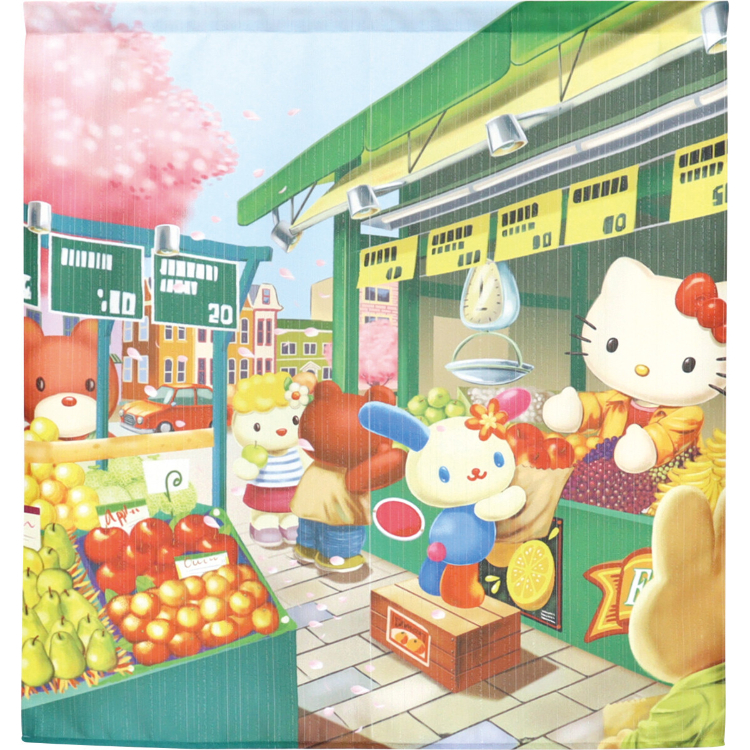 Sanrio 公仔大集合短門簾 85×90cm 市集 #CM23SD-21248