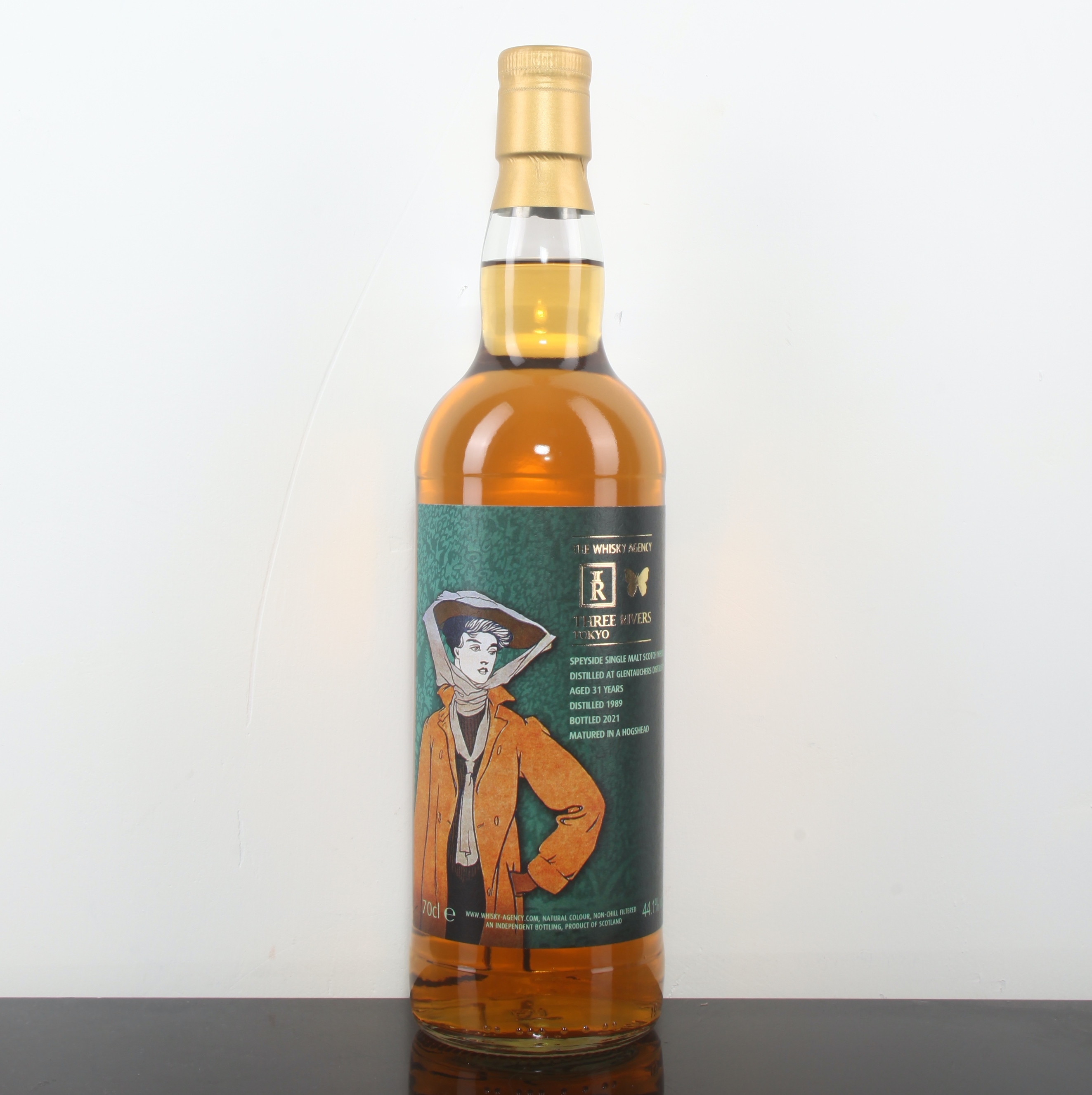 Glentauchers 1989/2021 31YO Hogshead 44.1% The Whisky Agency x Three Rivers Tokyo
