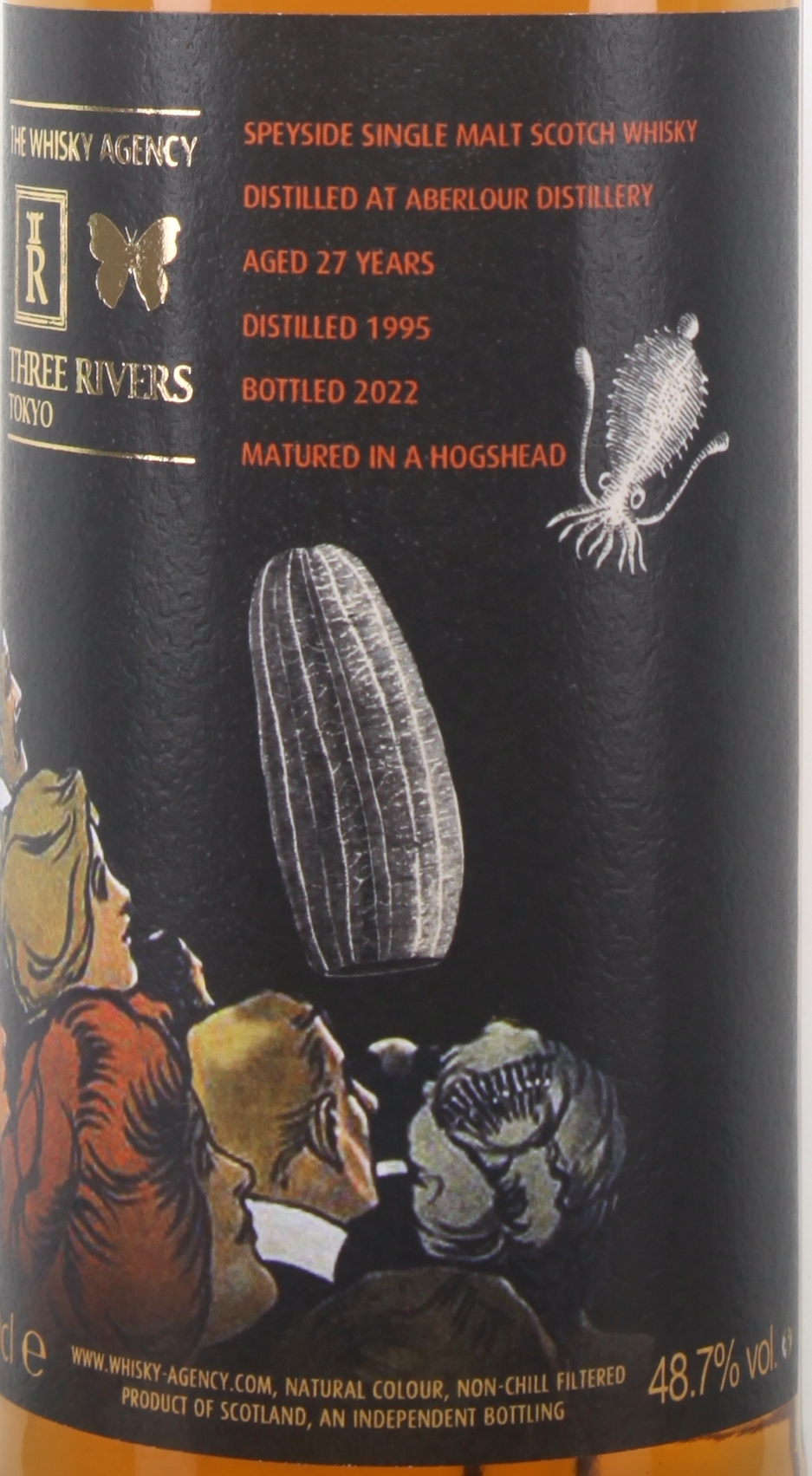 Aberlour 1995 27YO Hogshead 48.7% The Whisky Agency x Three Rivers Tokyo