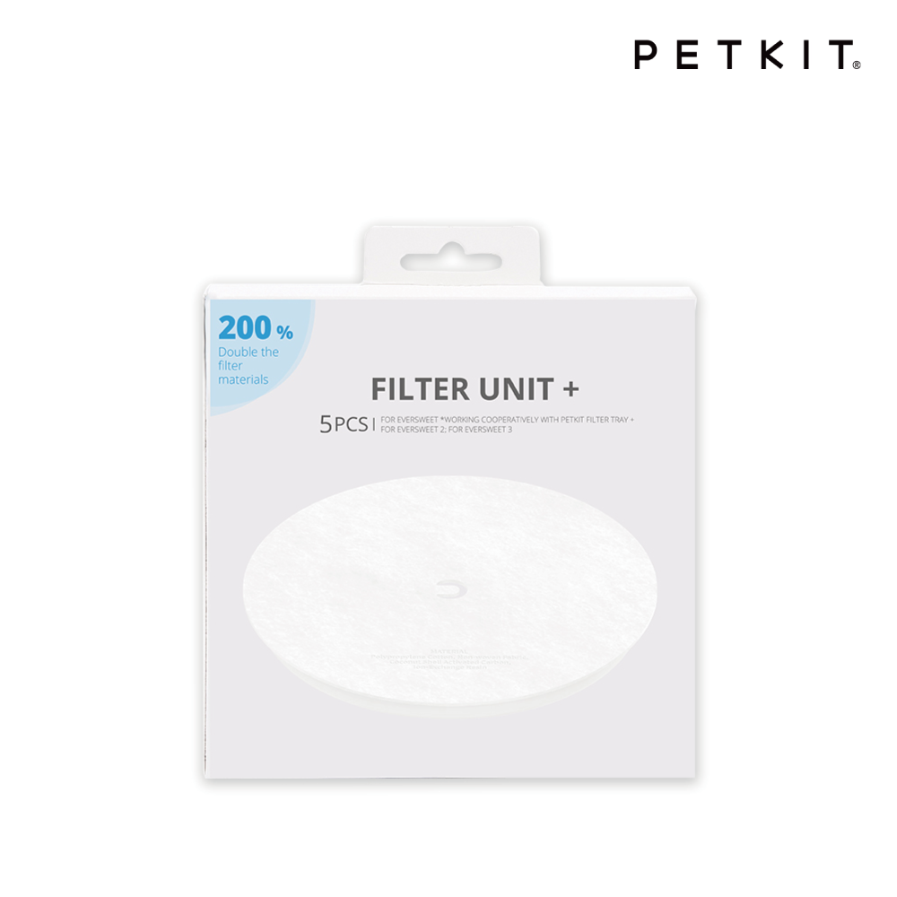 PETKIT佩奇｜升級版智能寵物循環活水機專用濾心 (5入/盒)
