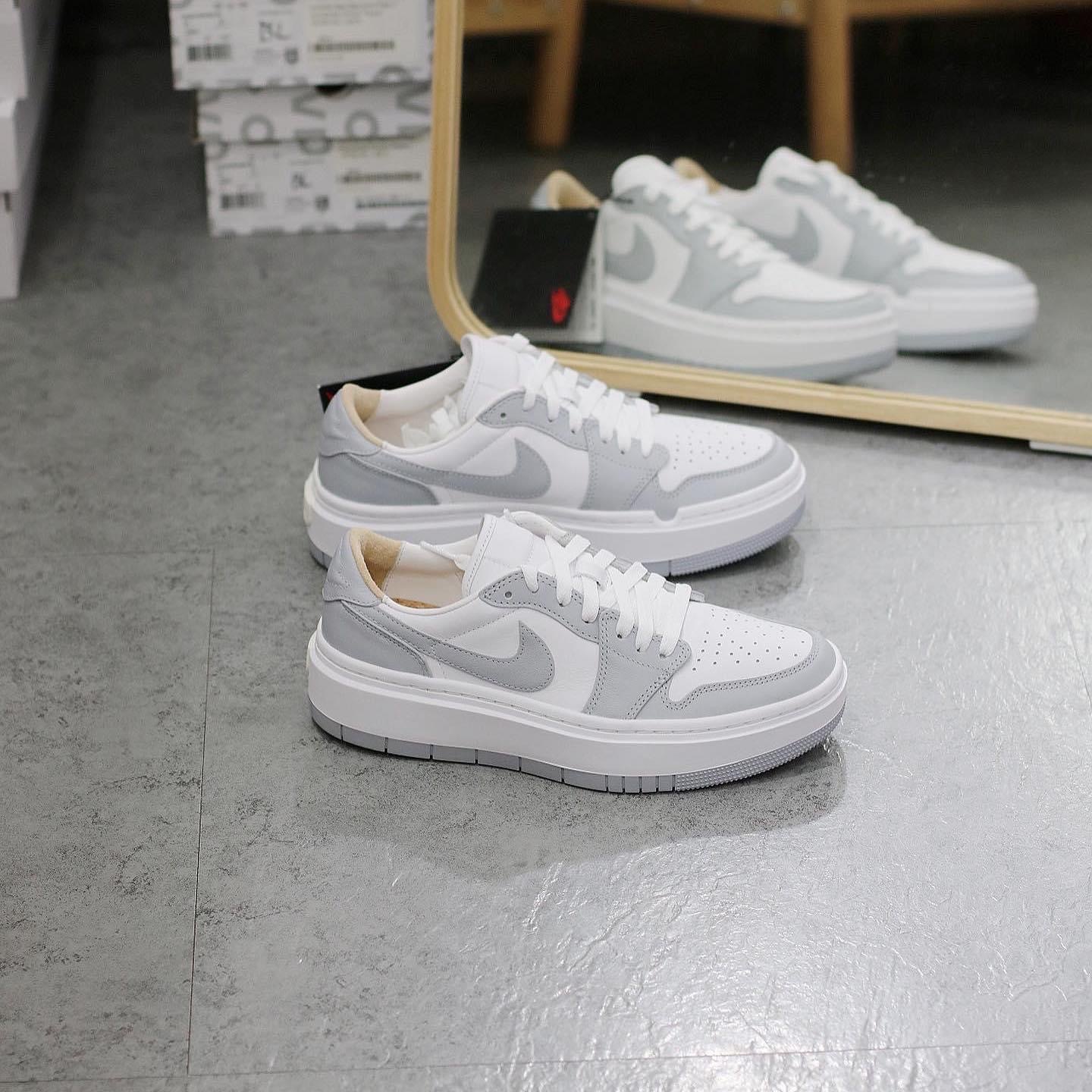 Nike Jordan 1 Elevate Low Wolf Grey 厚底  DH7004-100