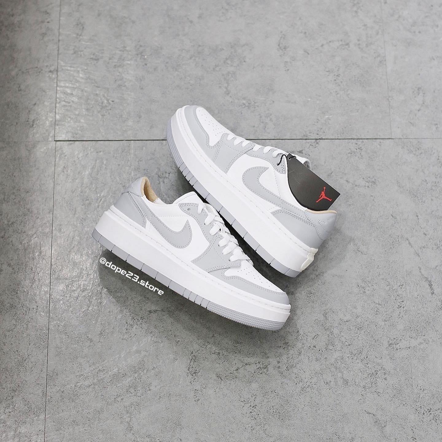 Nike Jordan 1 Elevate Low Wolf Grey 厚底  DH7004-100