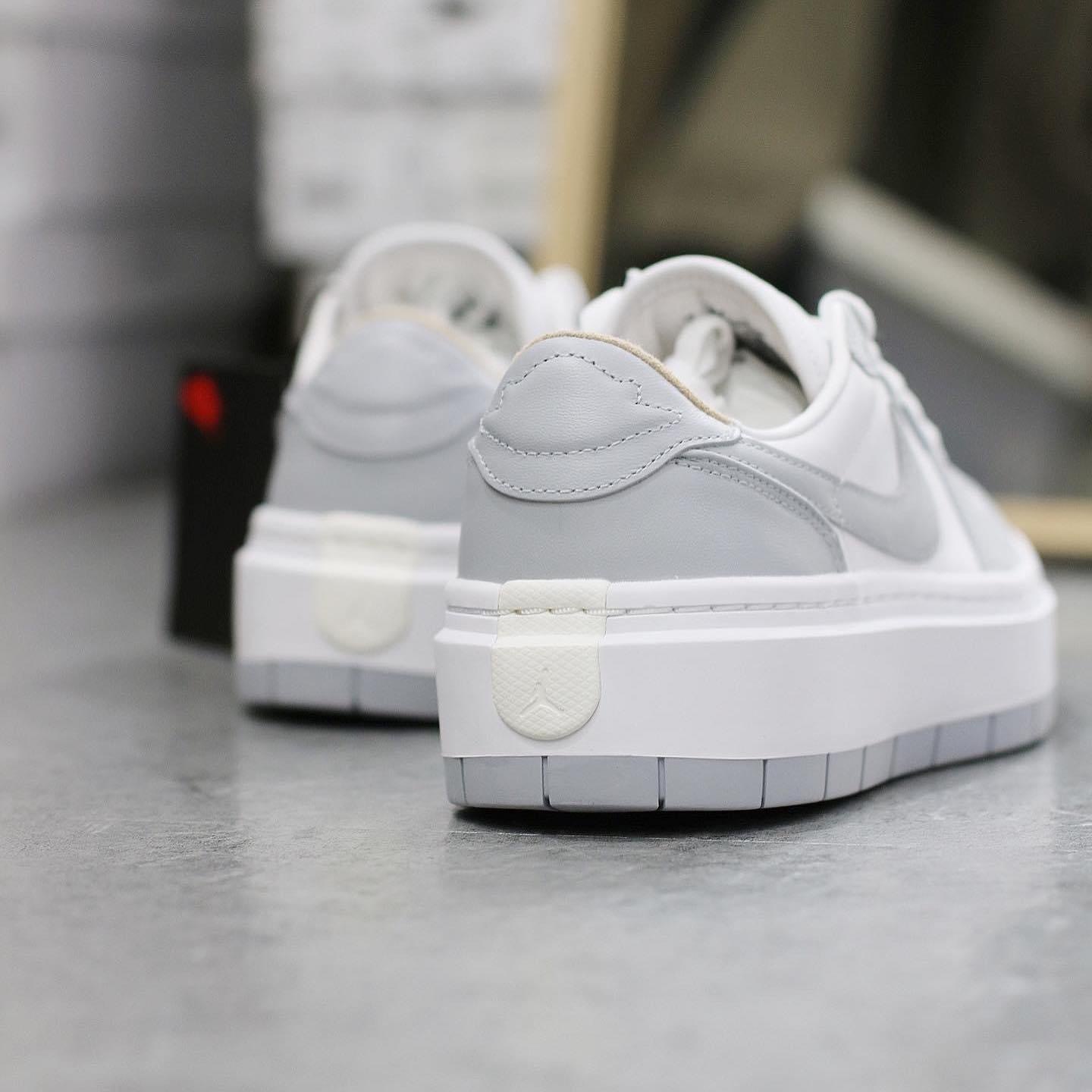 Nike Jordan 1 Elevate Low Wolf Grey 厚底