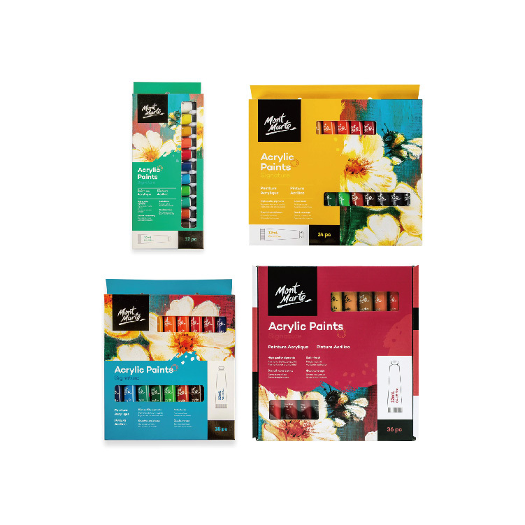 澳洲 Mont Marte 蒙瑪特 蒙馬特 壓克力顏料 套組 12色 18色 24色 36色