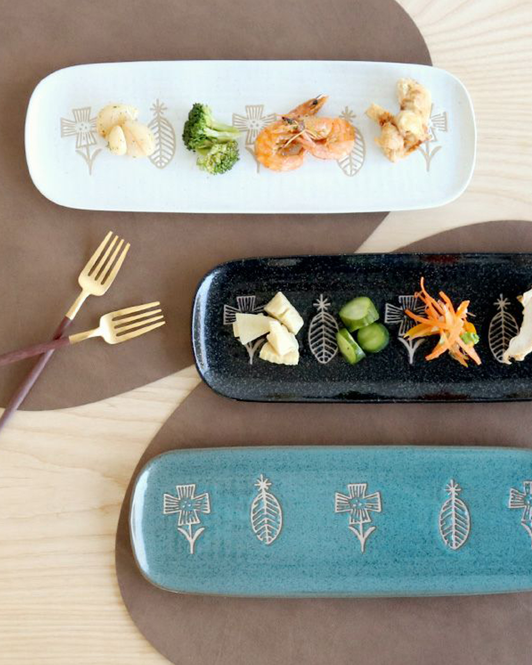 瀨戶燒 HANA to HA長碟 白色｜KANESAN1893