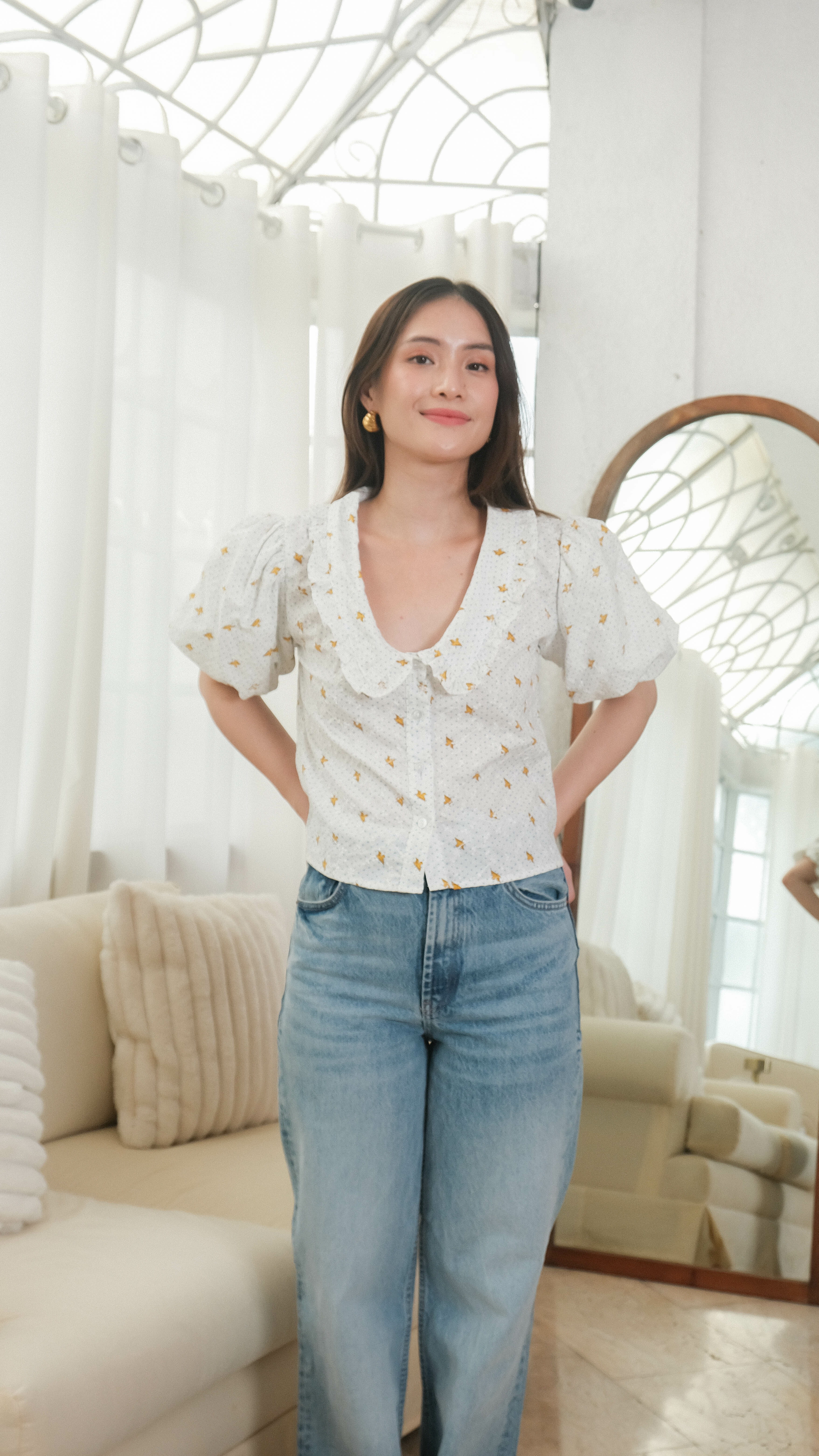 Tori Embroidered Top