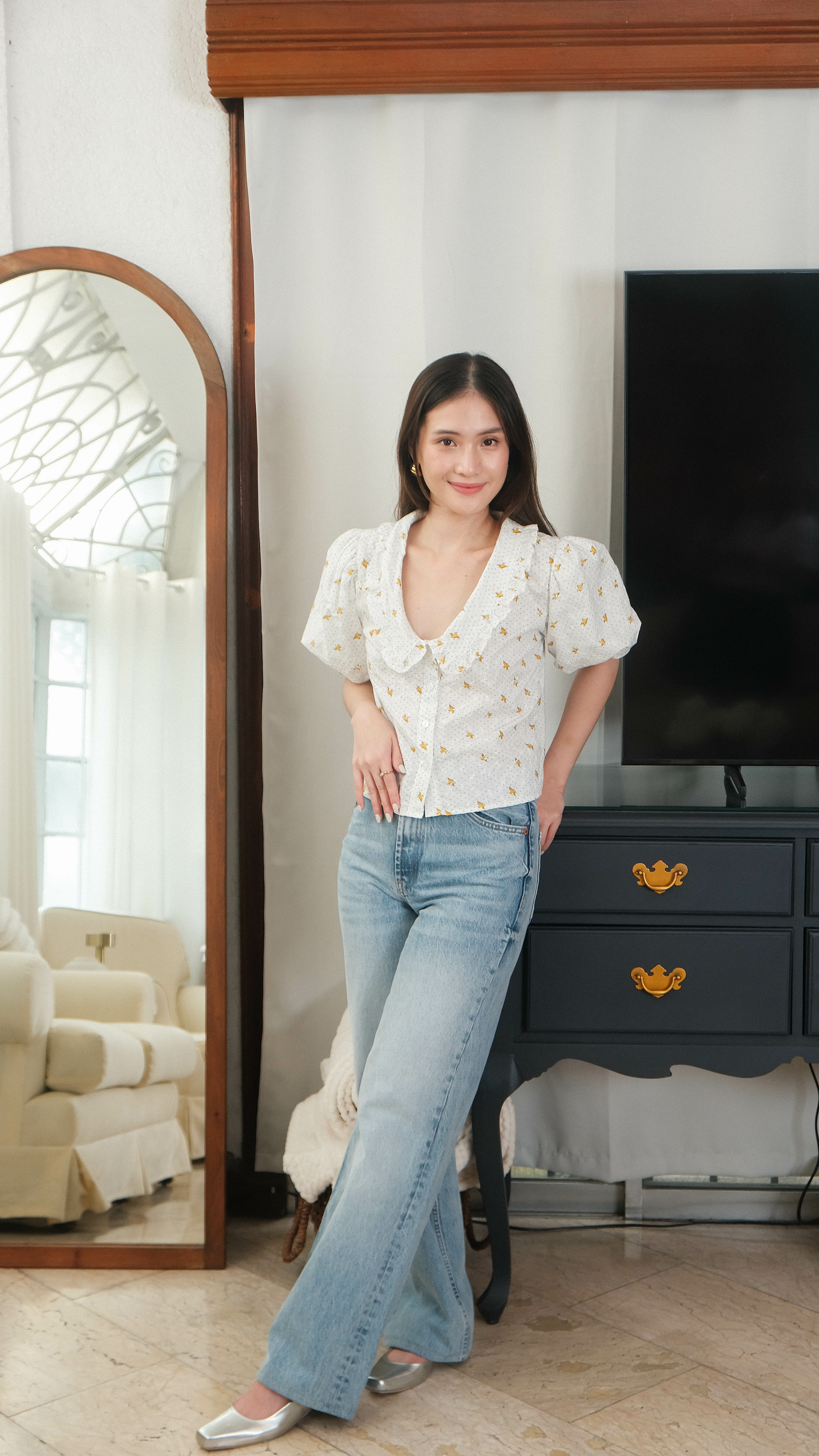 Tori Embroidered Top