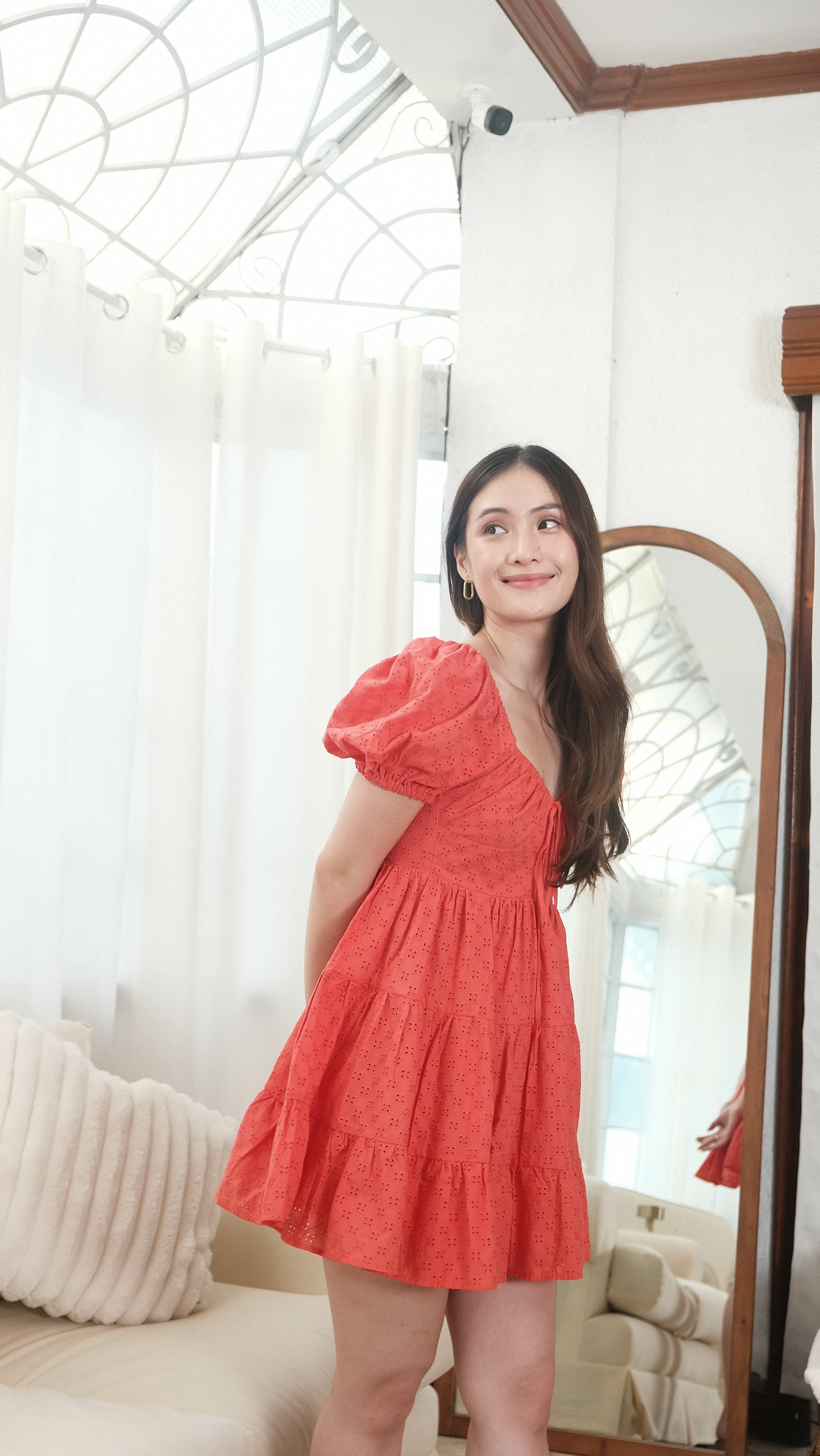 Magda Broderie Dress