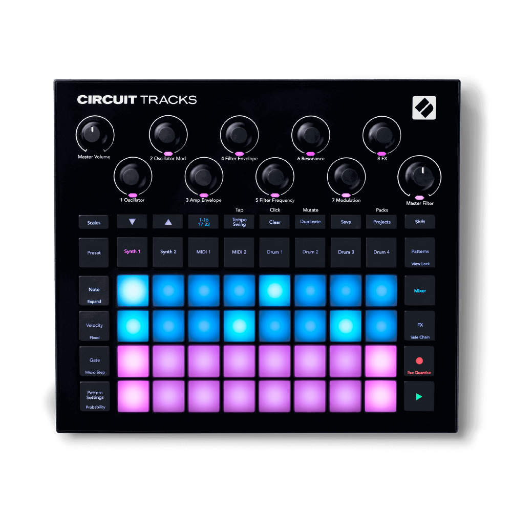 Novation Novation / Circuit Tracks 鼓組節奏機 — 三峽鼓 / 打擊｜YA! 玩音樂