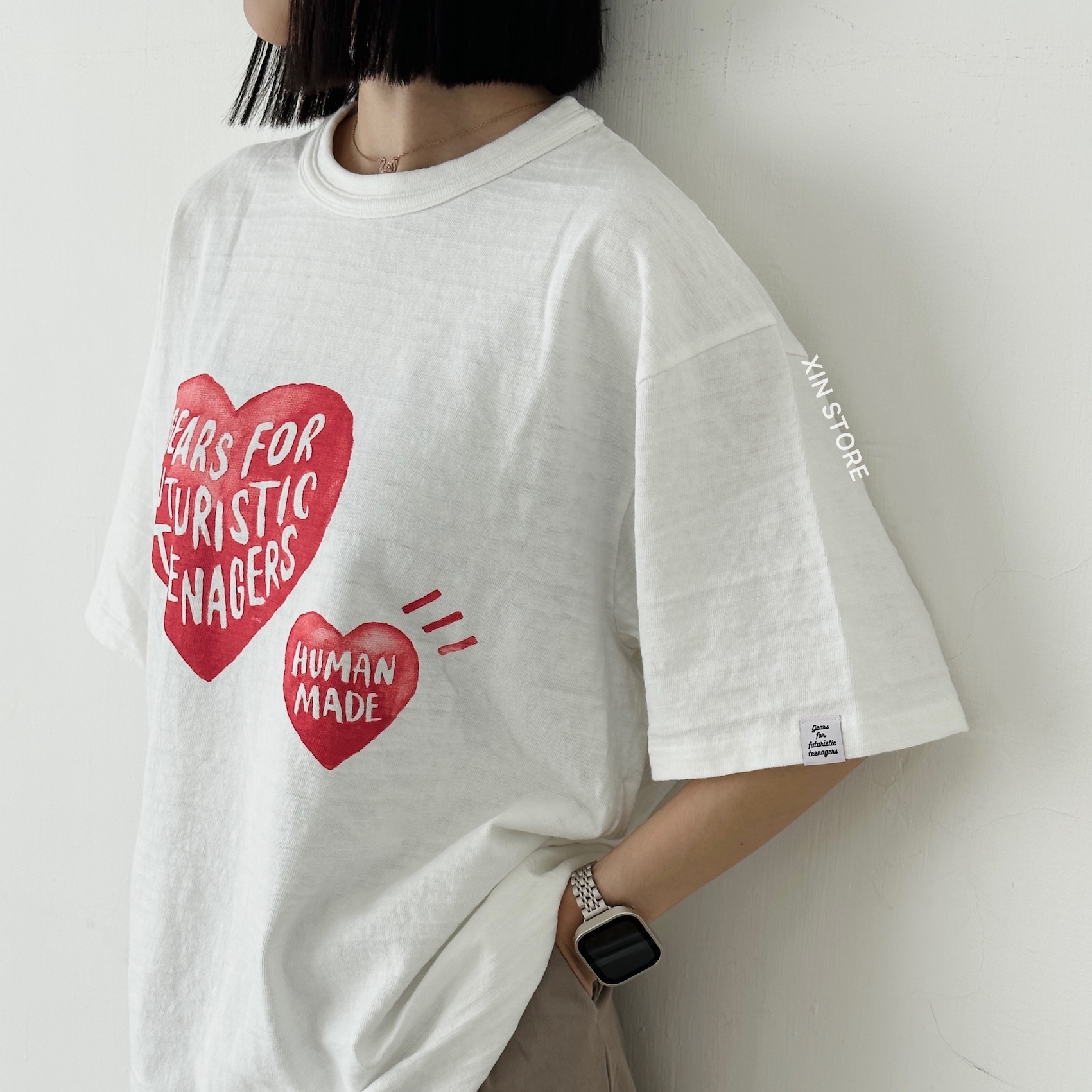 72h限定 HUMAN MADE T 白／赤XXL(HM23TE0514) | thetaiwantimes.com