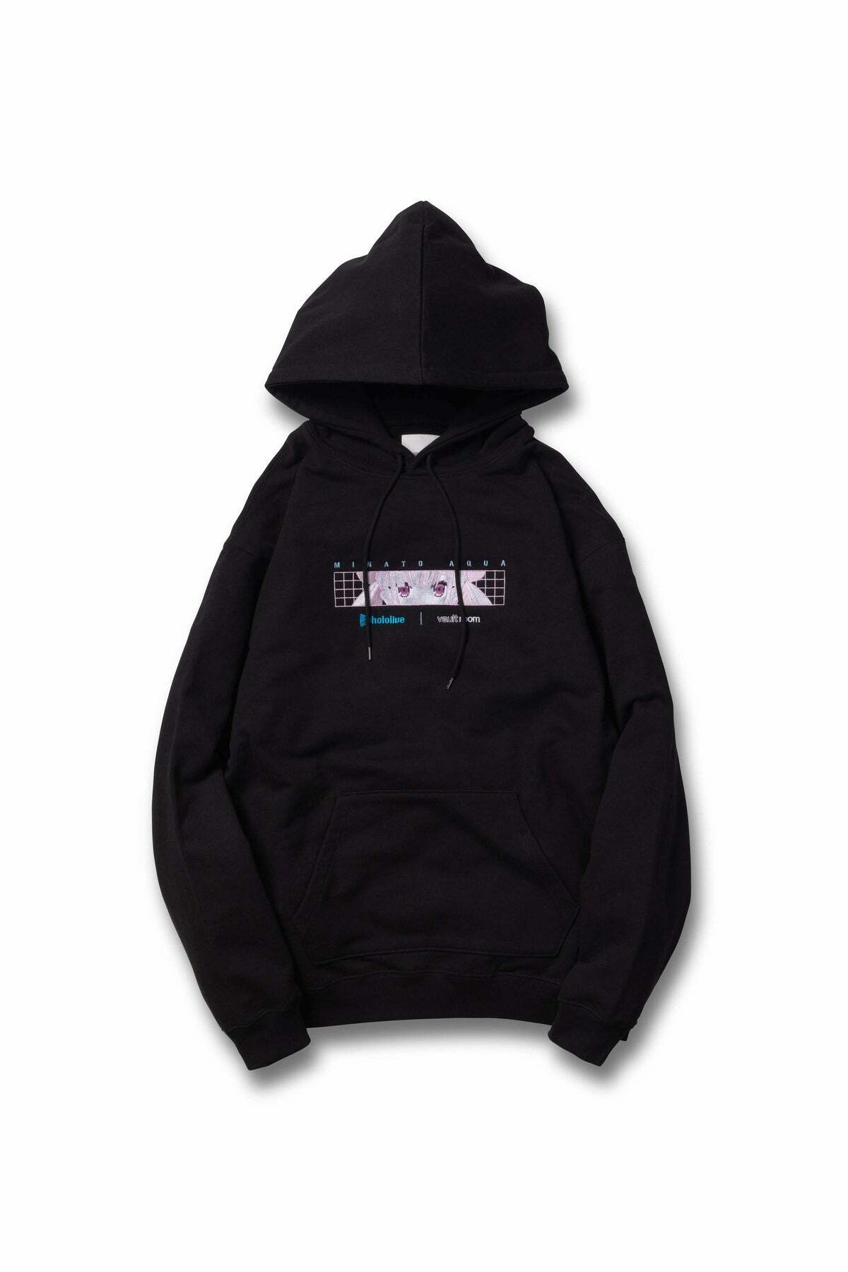 官方代購」Hololive X vaultroom HOSHIMACHI SUISEI HOODIE BLK