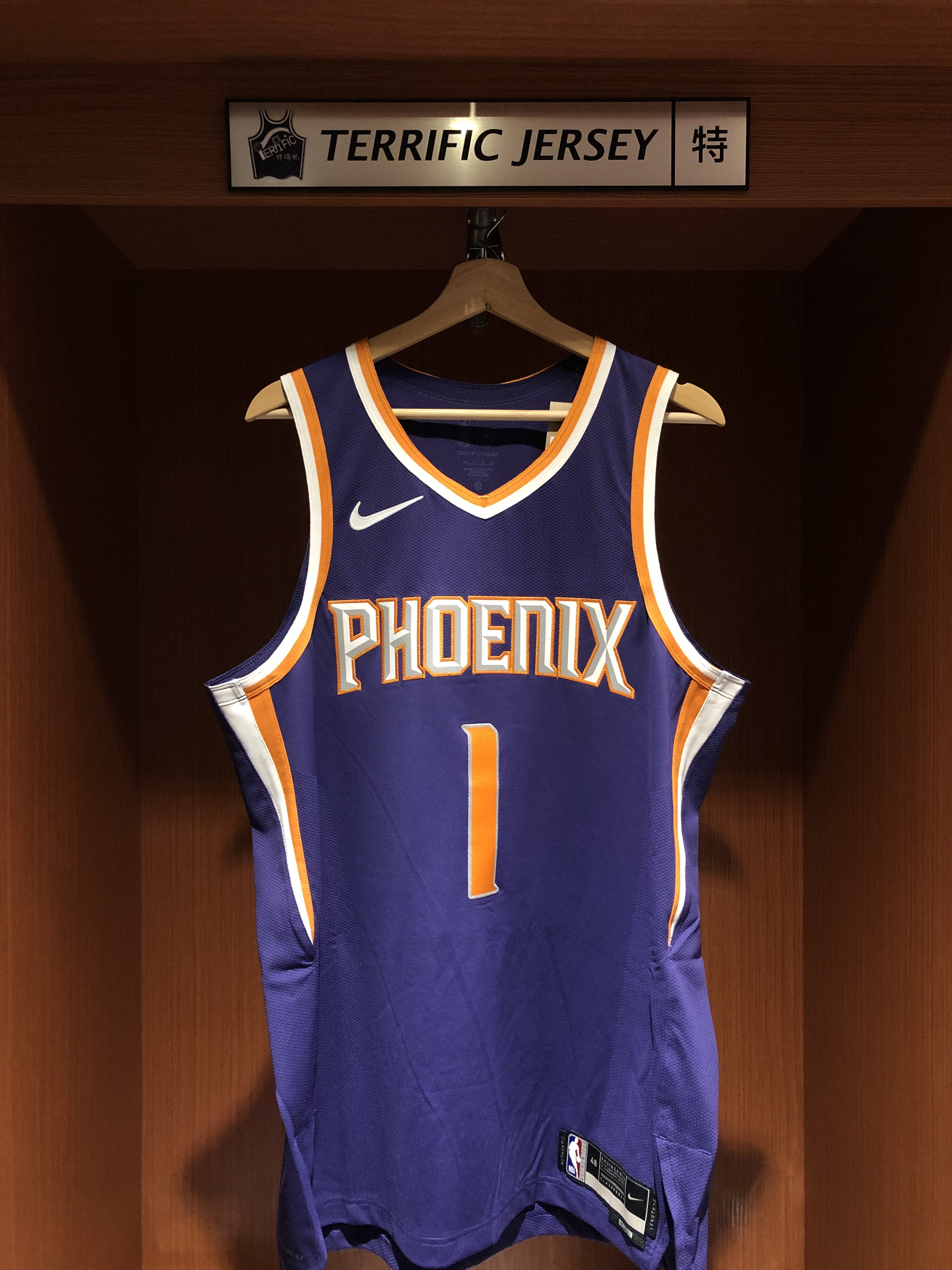 NBA球衣 Devin Booker 鳳凰城太陽紫 Icon Authentic 球員版 電繡 全新