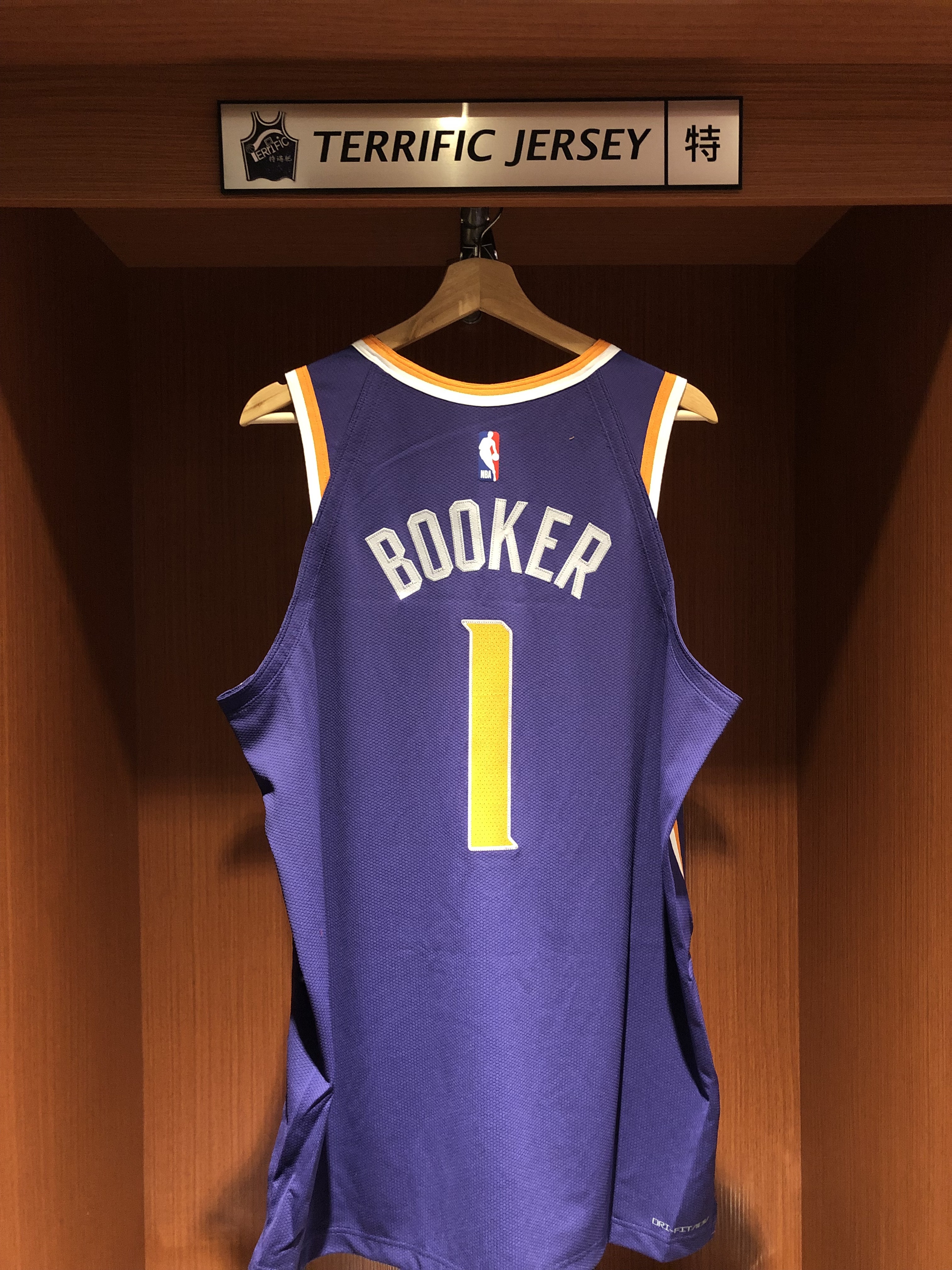NBA球衣 Devin Booker 鳳凰城太陽紫 Icon Authentic 球員版 電繡 全新