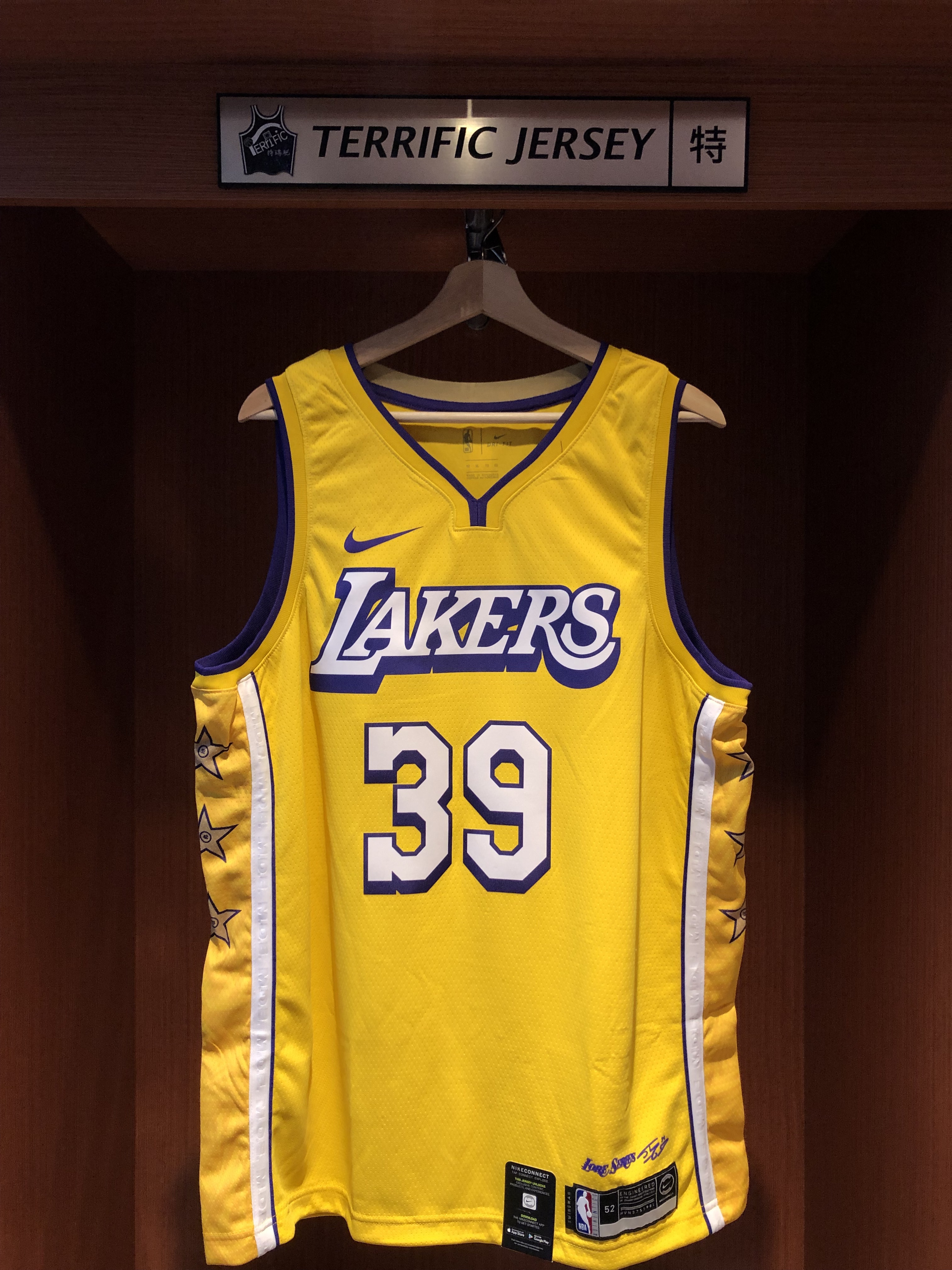 NBA球衣 Dwight Howard 洛杉磯湖人城市 City Nike Swingman 球迷版 熱轉印 全新