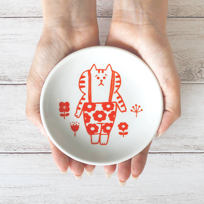 喵之助 陶瓷小碟 小盤子｜日本MIND WAVE