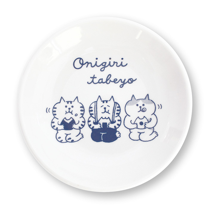 喵之助與朋友 陶瓷小碟 小盤子｜日本MIND WAVE