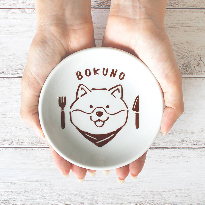 紅色柴犬 陶瓷小碟 小盤子｜日本MIND WAVE