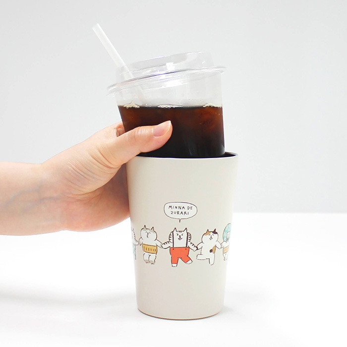 喵之助 2WAY真空不鏽鋼杯 保溫保冷杯｜日本MIND WAVE