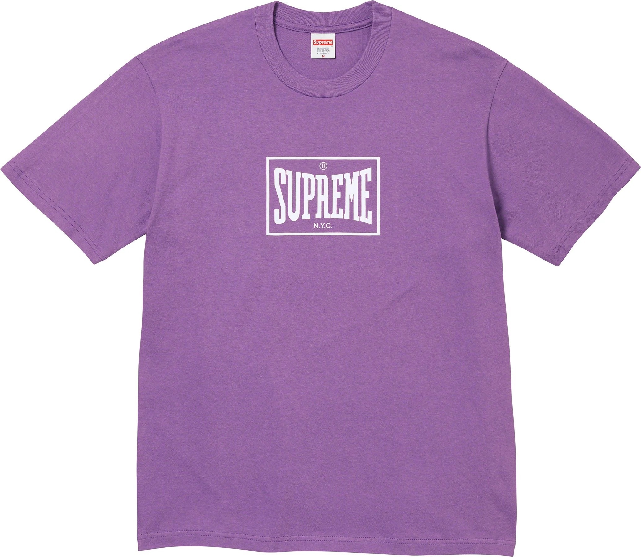 [現貨]  Supreme FW23 WARM UP TEE Purple