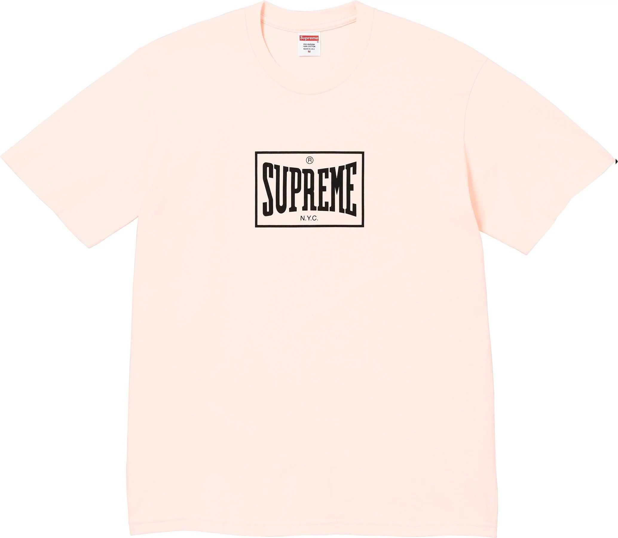 [現貨]  Supreme FW23 WARM UP TEE Pink
