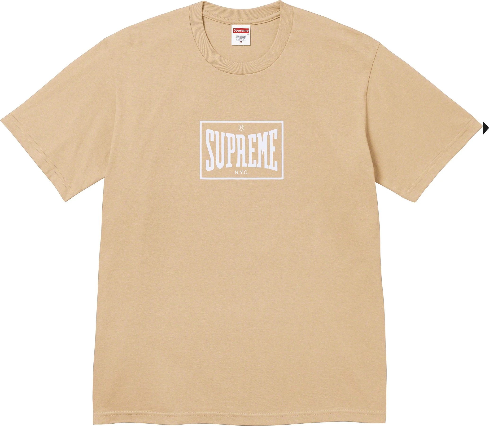 Supreme FW23 WARM UP TEE Khaki