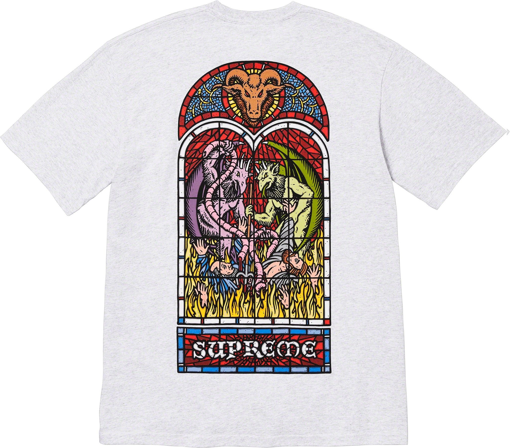 [現貨] Supreme FW23 Worship TEE Grey