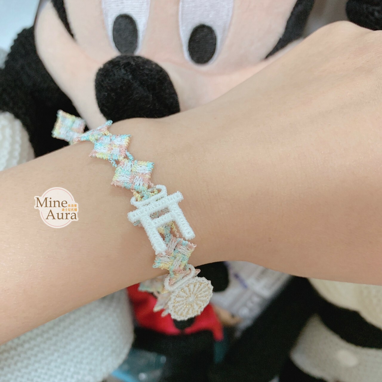 (現貨) 日本代購 ❘ 超美神之結御守 阿佐谷神明宮 神之結 鳥居 櫻花 結緣御守（手鍊型）