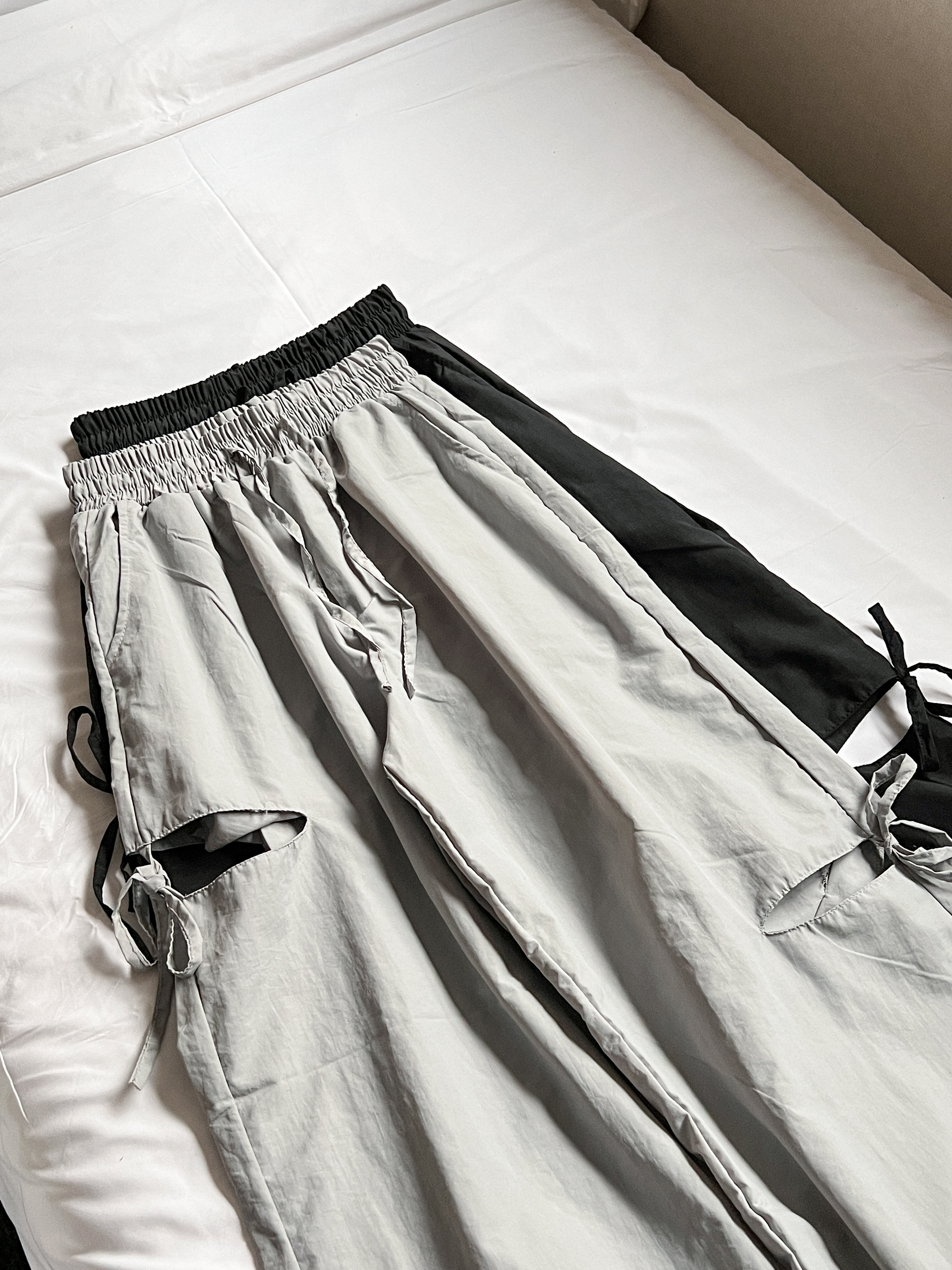 〈28/8～1/9 連線DAY 3〉Ribbon Cargo Pants