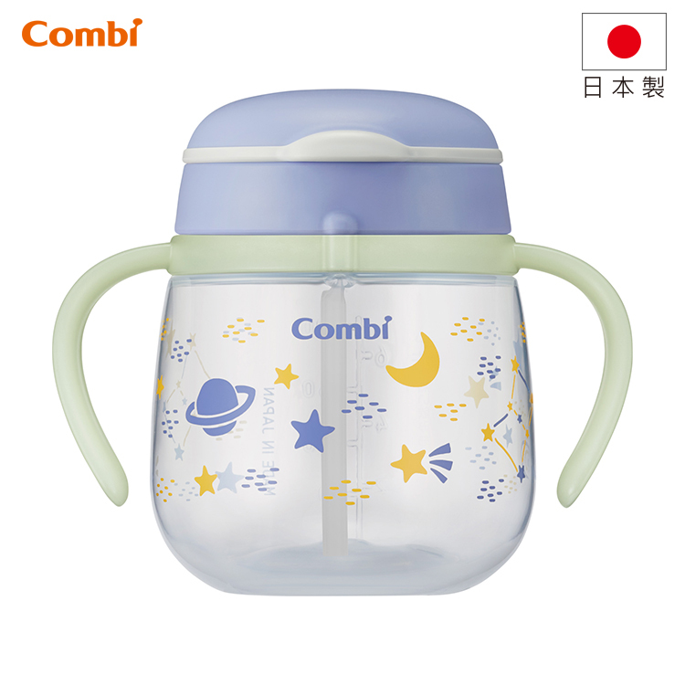 【日本製】 Laku Mug 吸管杯 (6mth+) #太空冒險夜光版 -118198