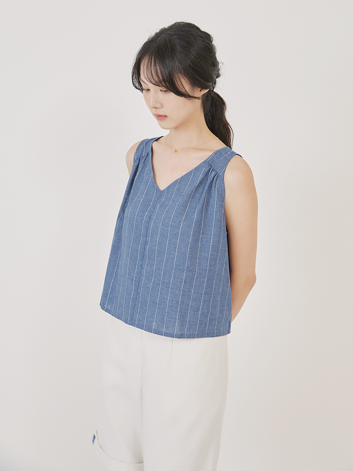 過山遊無袖背心-海岸邊