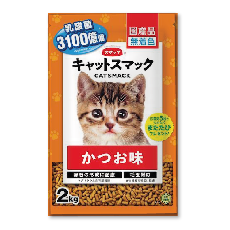 日本「日の味」丨3100億個乳酸菌 鰹魚貓糧 2kg (JSM-3515)