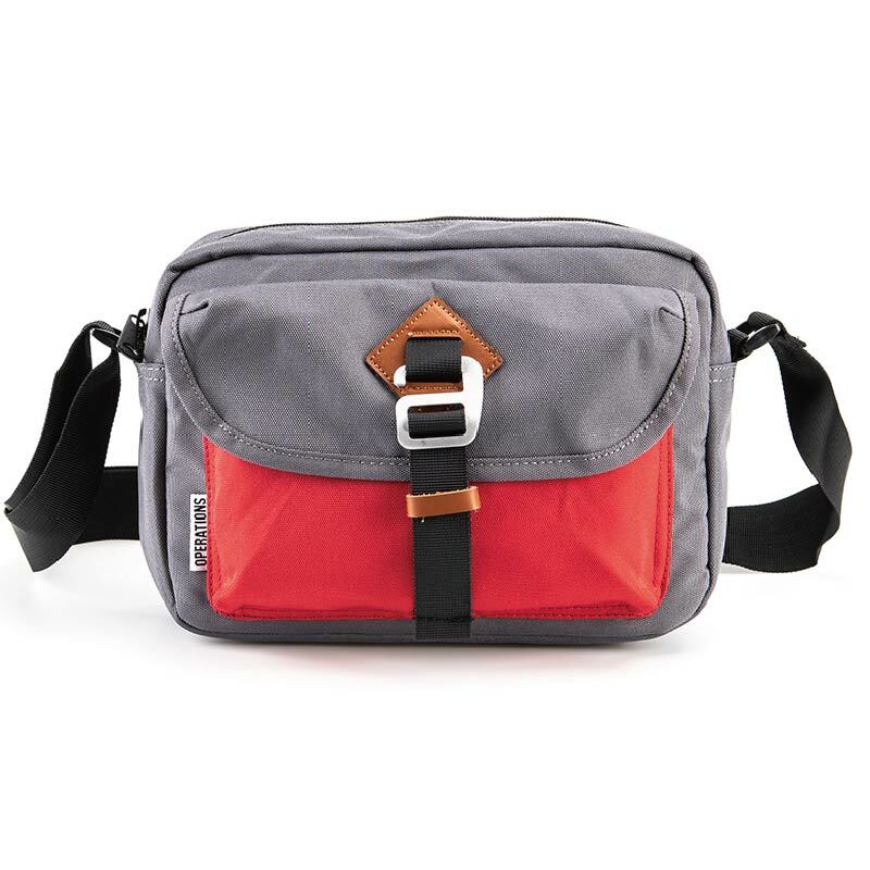 【黎陽】 OP韓潮皮扣防震小包 (4色) 撞色/工裝/休閒/街頭潮流 70CST8215