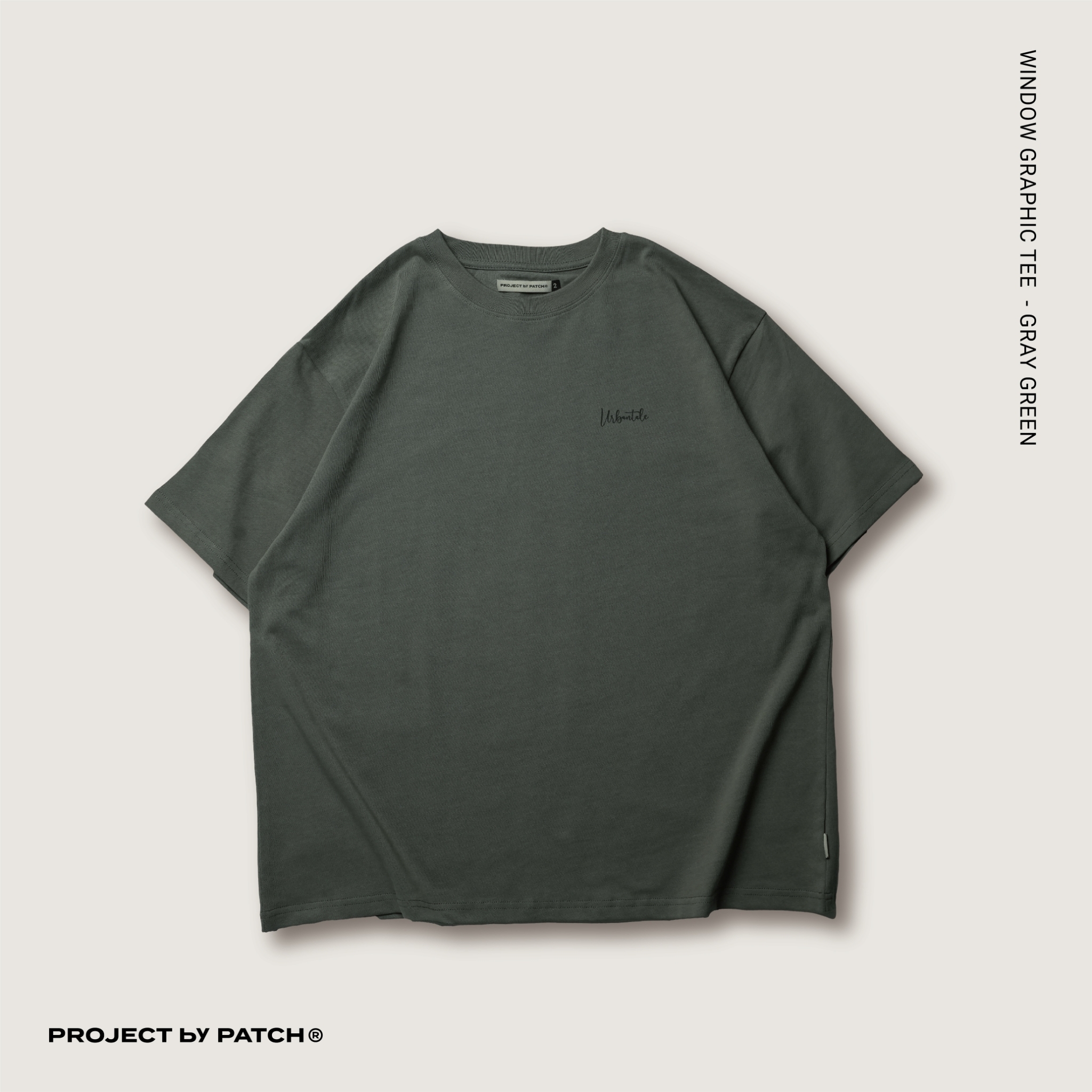 P.B.P - WINDOW GRAPHIC TEE - GREY