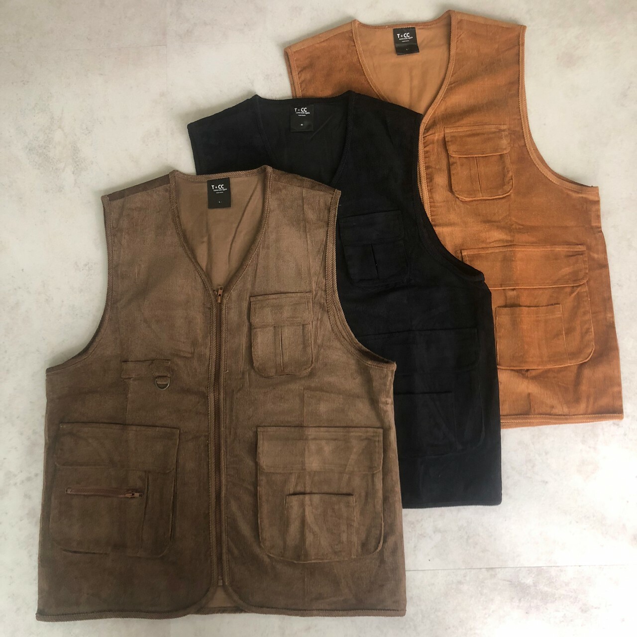 T+CC 燈芯絨背心 68335