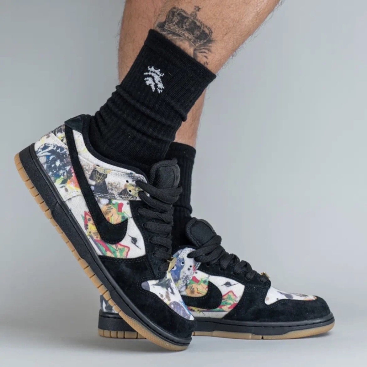 APAIR】預購Supreme x Nike Dunk SB Rammellzee 聯名款黑迷彩米迷彩