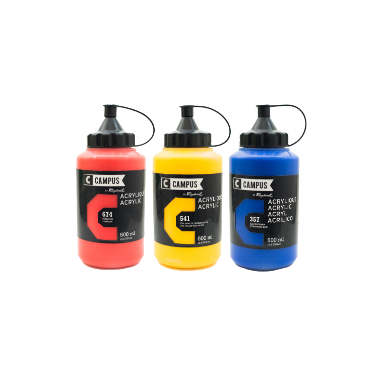 法國 CAMPUS 康普思 壓克力顏料 500ml