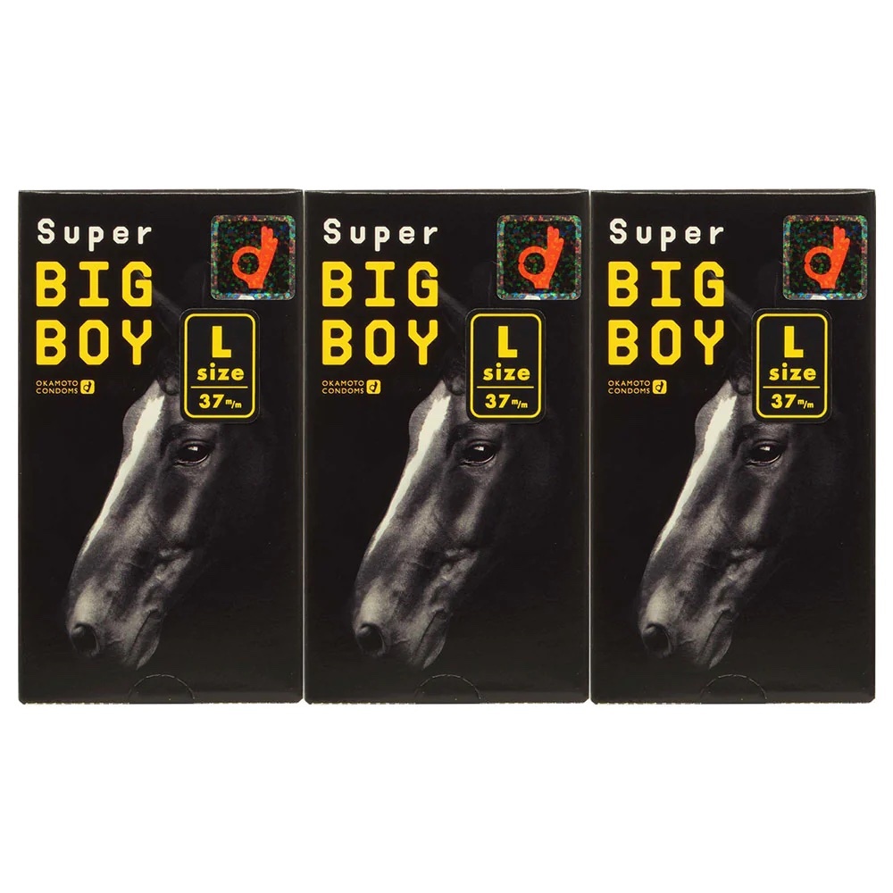 日版岡本 Super Big Boy安全套 （12片裝）三盒裝