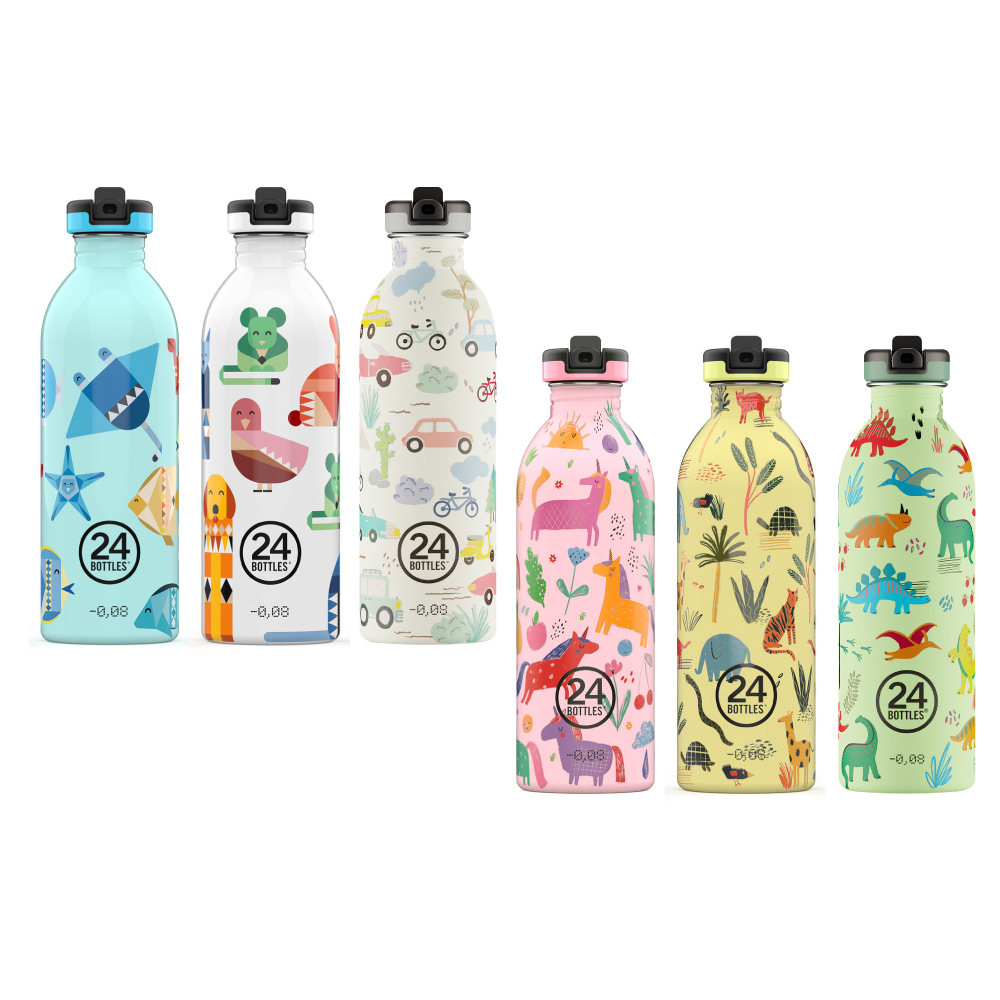 義大利 24Bottles 輕量吸嘴冷水瓶 500ml