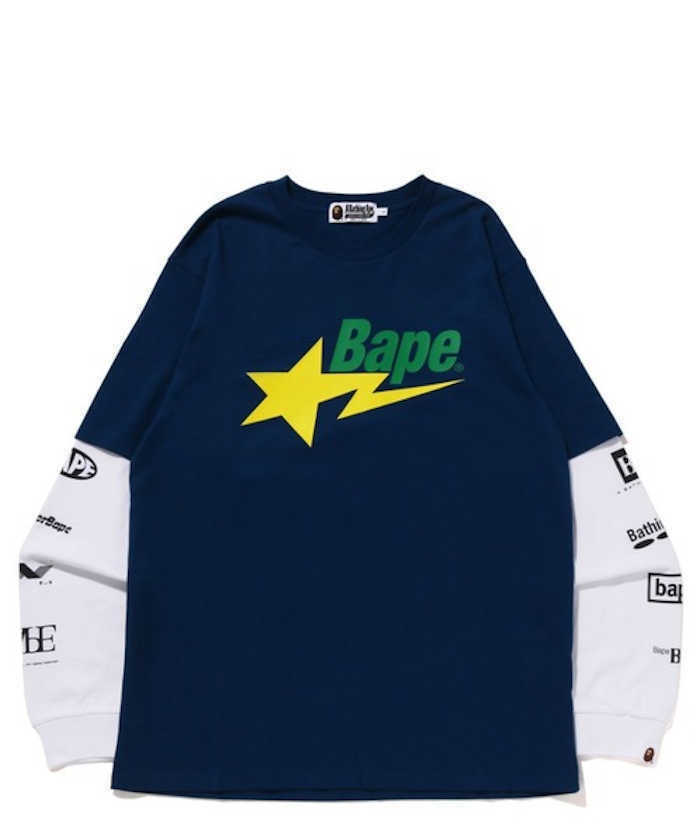 BAPE STA LAYERED L/S TEE