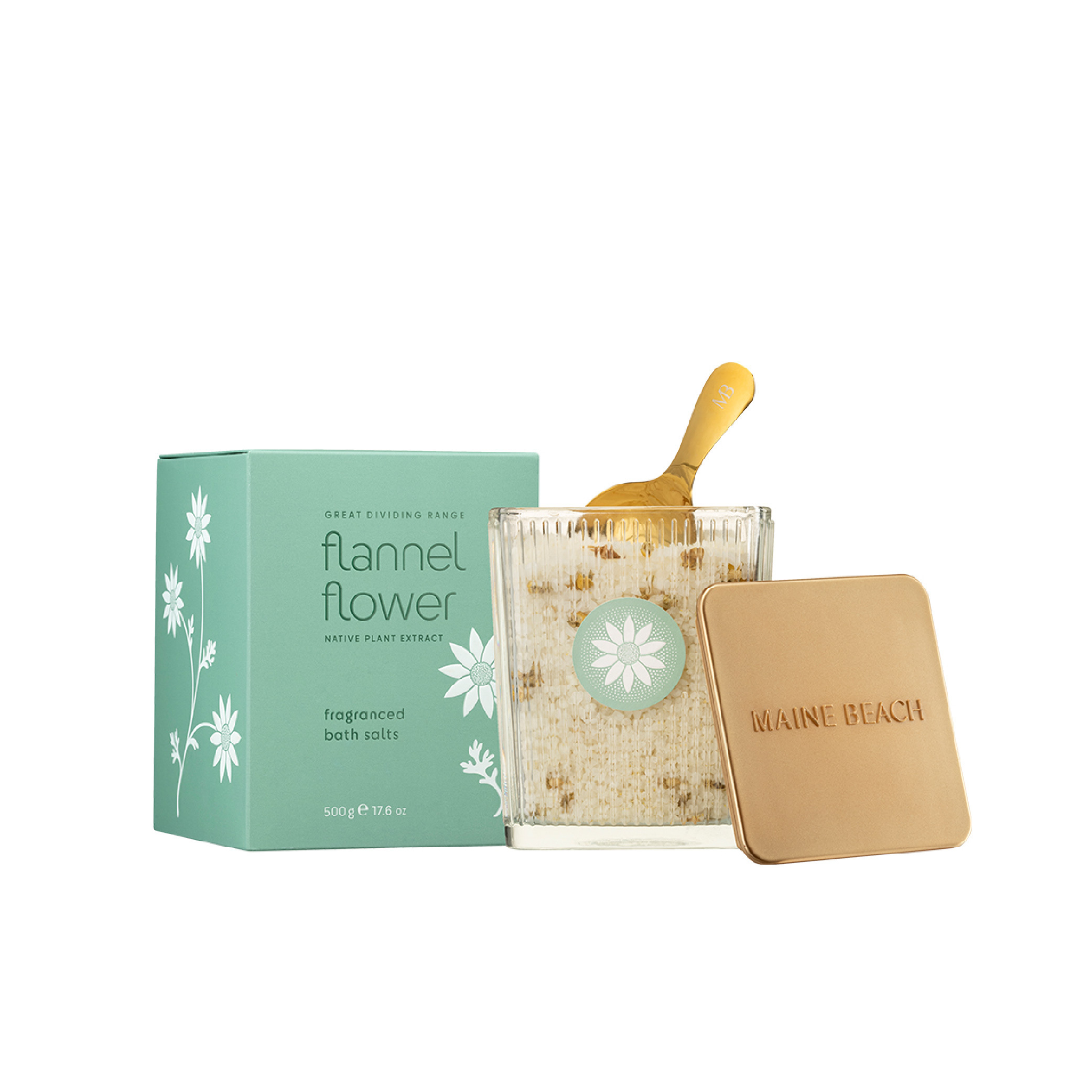 東方高地法蘭絨花礦物浴鹽500G