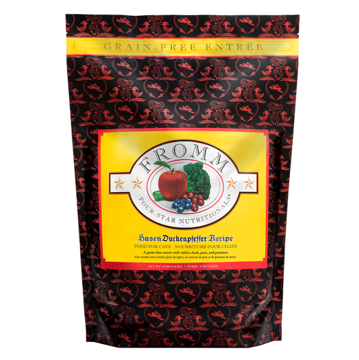 Fromm Grain Free Dry Cat Food - Hasen Duckenpfeffer Recipe 4lb/10lb