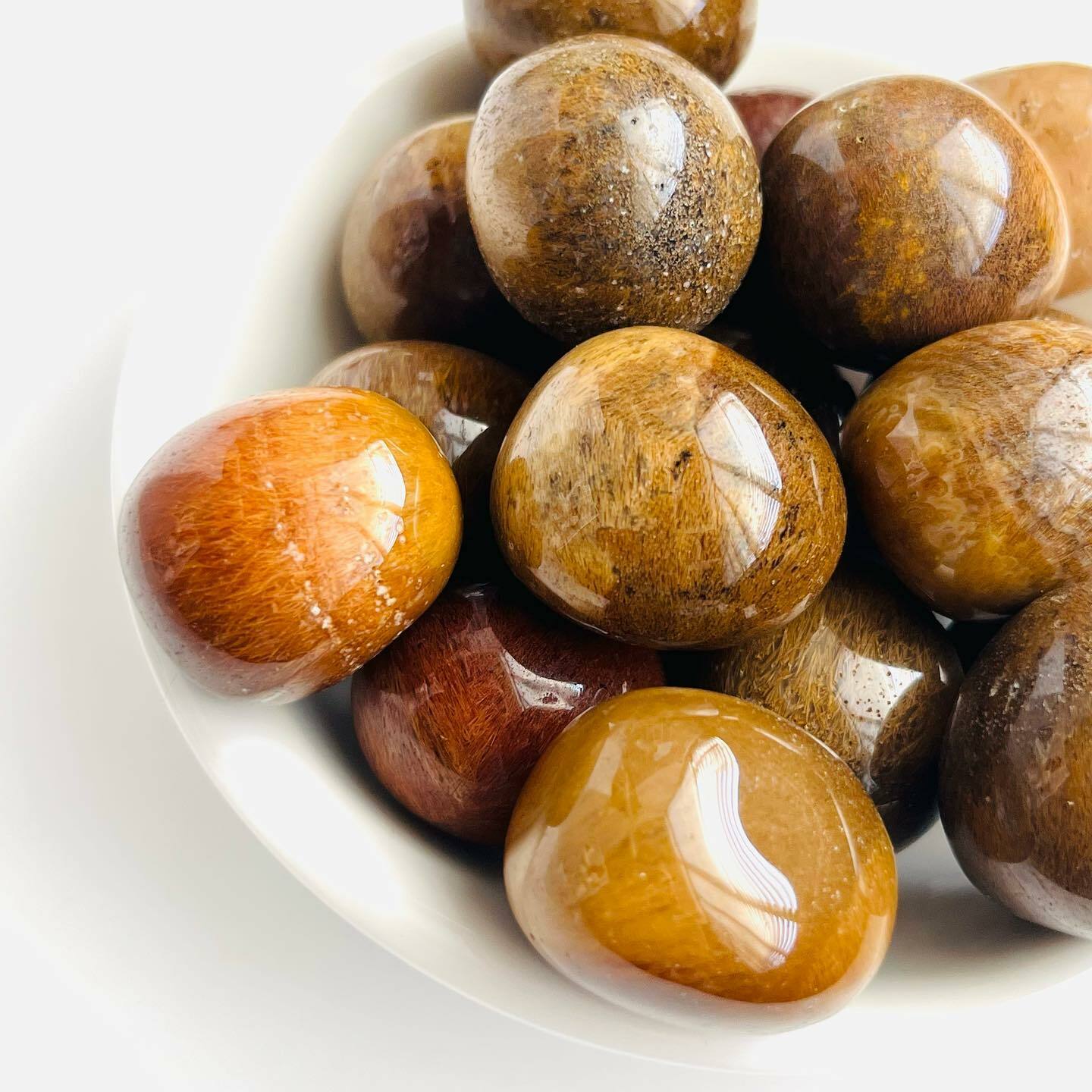 [原石] 星爆碧玉 流紋岩 水晶滾石