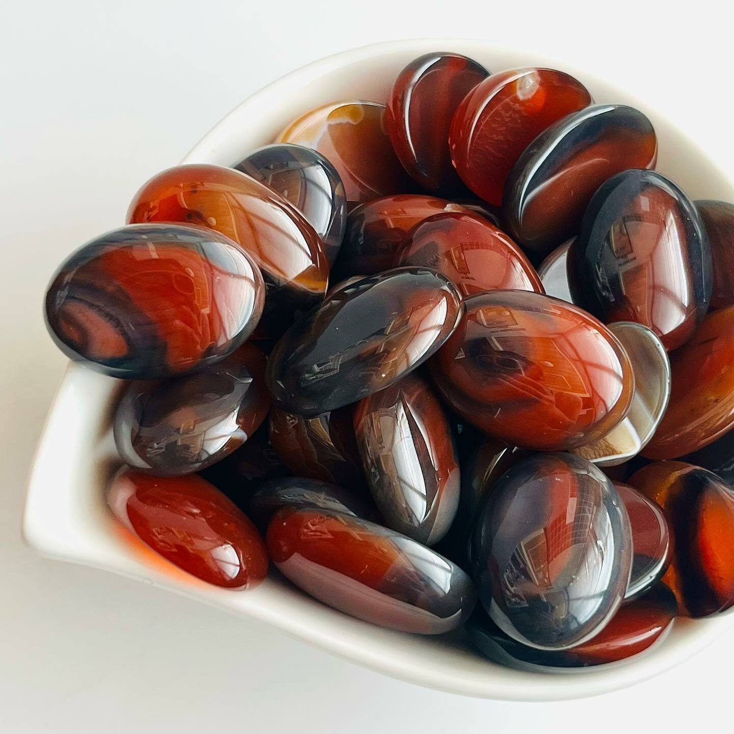 [原石] 紅瑪瑙 水晶蛋面