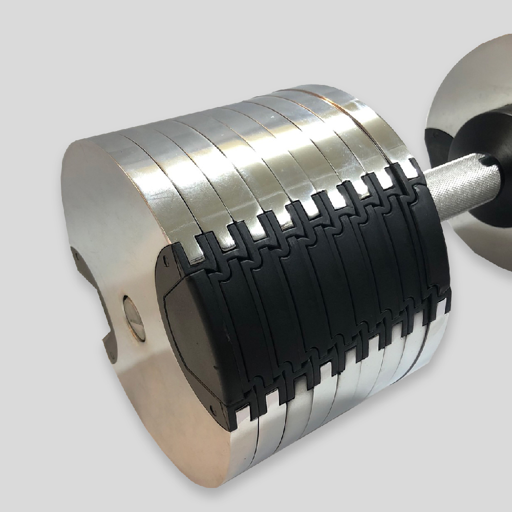 [台灣 Buddy Fitness] 可調式啞鈴 電鍍銀