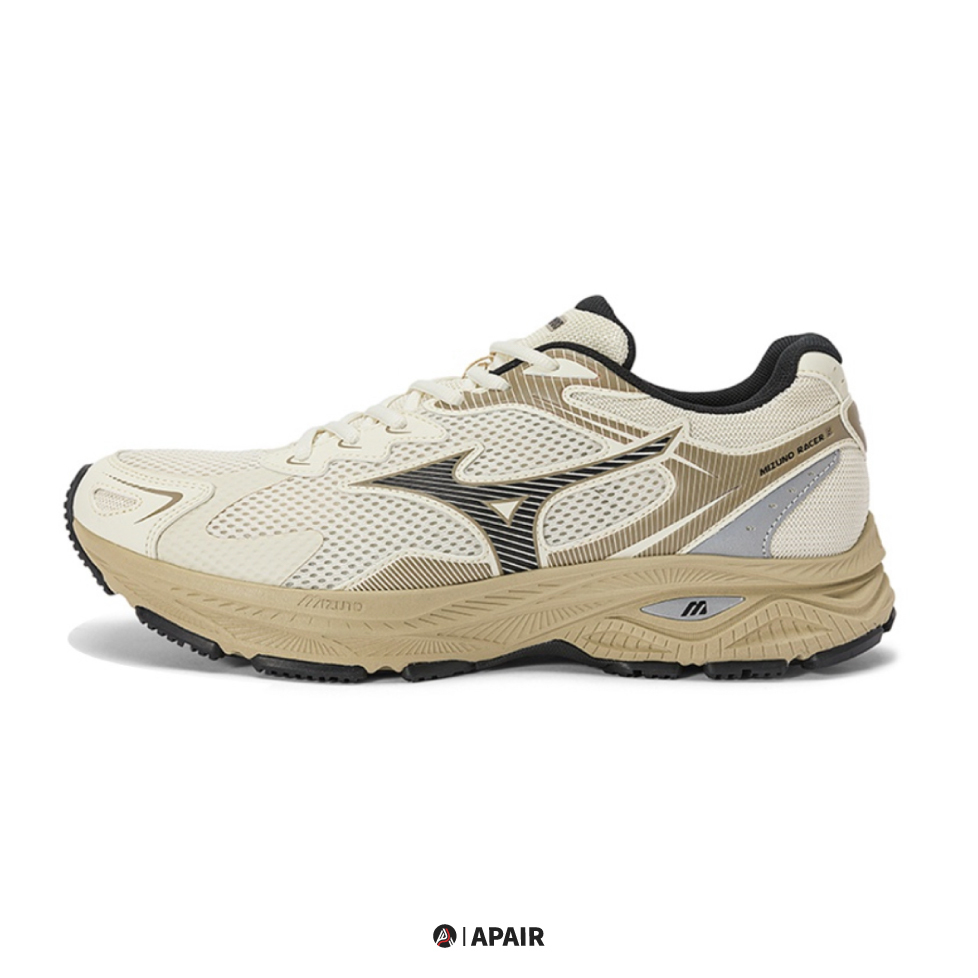 【APAIR】預購 Mizuno 美津濃 Racer S 復古米白 D1GH223505