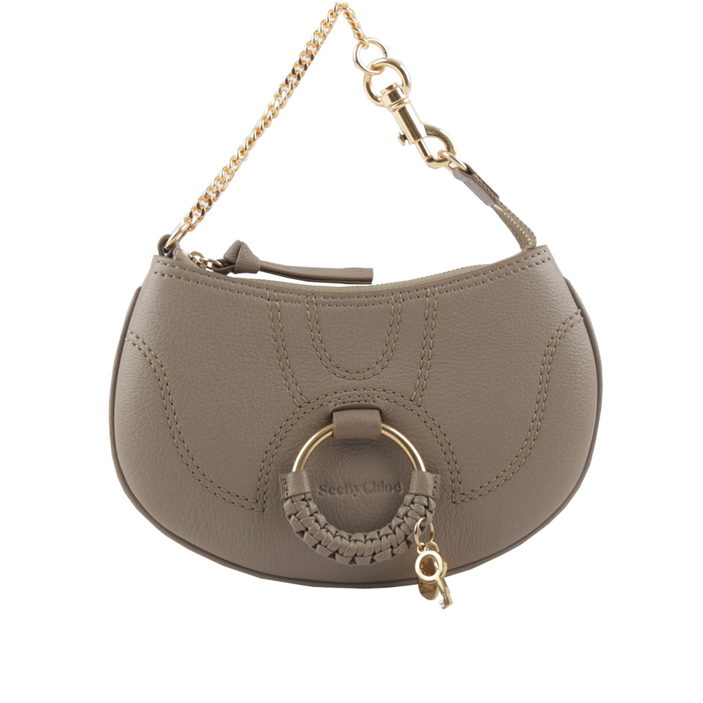 【See by Chloé】HANA 山羊皮勾釦手提包