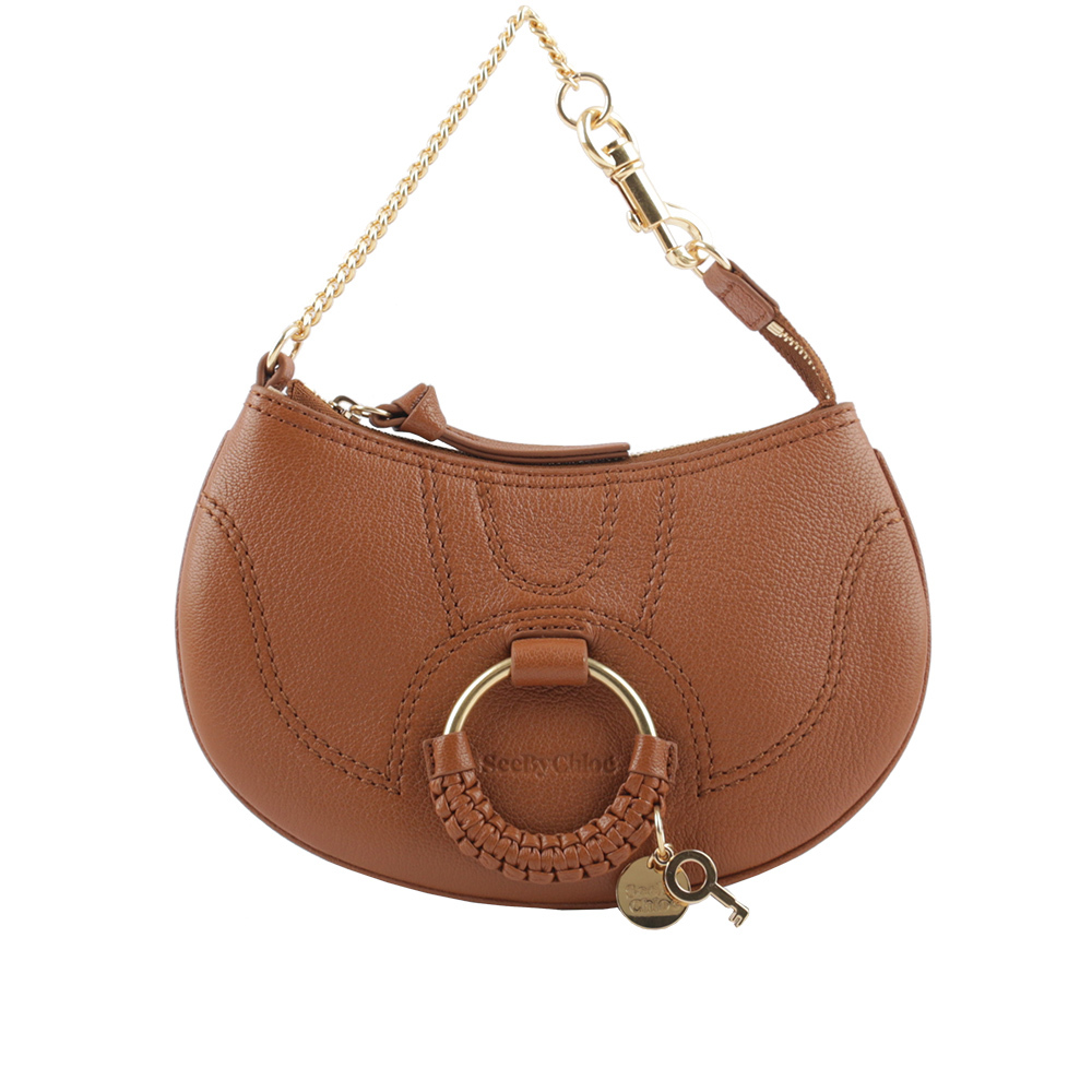 【See by Chloé】HANA 山羊皮勾釦手提包